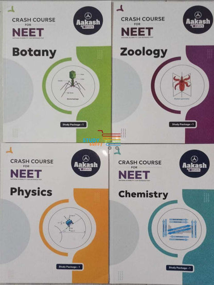 AAKASH [2024 Ed.] Latest Crash Course for NEET | Combo of 8 books for PCB