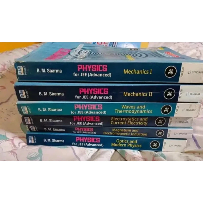 Cengage JEE Advanced Physics by BM Sharma | Set of 6 Books (Like New)