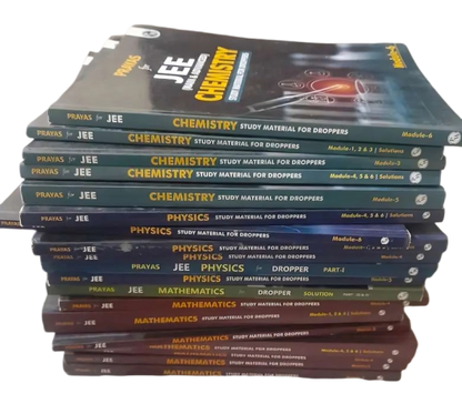 PW Prayas [2024 Edition] for JEE Main & Advanced Droppers Physics, Chemistry and Mathematics Modules with Solutions Combo Set of 24 Books