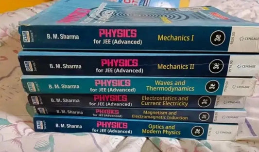 Cengage JEE Advanced Physics by BM Sharma | Set of 6 Books (Used)