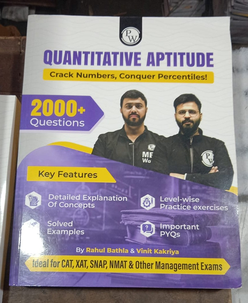 PW MBAWALLAH Latest Quantitative Aptitude, Verbal Ability & Reading Comprehension, Logical Reasoning & Data Interpretation, 9 Years Previous Year Papers | Combo Set of 4 Books | Ideal For CAT & OMETs