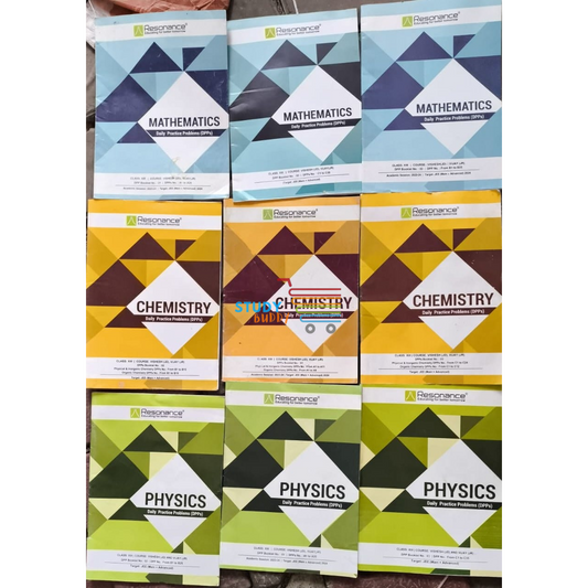 RESONANCE [2025 Ed] Daily Practice Papers (DPPs) for IIT-JEE | Combo of 9 books for PCM