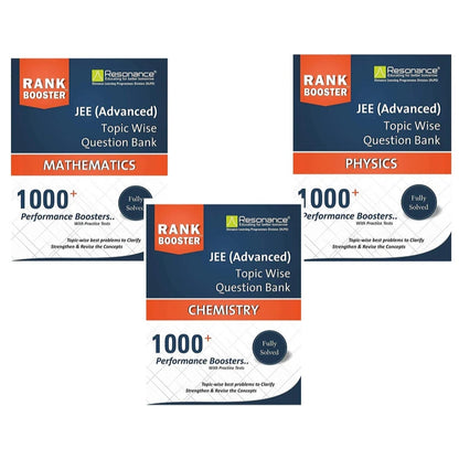 RESONANCE Rank Booster Books [2025 Ed.] for IIT-JEE - RANKER'S Edition | Physics, Chemistry, Mathematics | Class 11 & 12