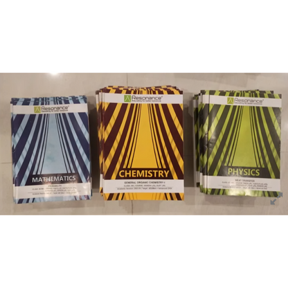 RESONANCE [2025 Ed.] Study Material for IIT-JEE | Physics, Chemistry, Mathematics | Class 11 and 12 Classroom Modules
