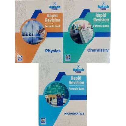 AAKASH Latest Rapid Revision & Formula Bank for IIT-JEE | Physics, Chemistry, Mathematics