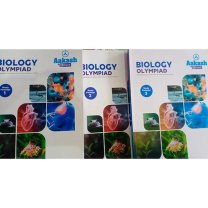 AAKASH Biology Olympiad Study Package | Set of 3 books Combo
